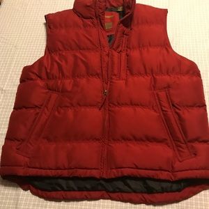 Men’s St. John’s Bay Red Puffer Vest Large